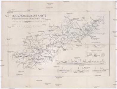 Montangeologische Karte der Braunkohlenreviere von Falkenau, Elbogen u[nd] Karlsbad