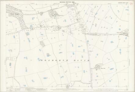 Cheshire XLVII.9 (includes: Golborne Bellow; Golborne David; Hatton; Lea Newbold; Saighton) - 25 Inch Map