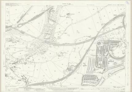 Yorkshire CCLXXXIV.11 (includes: Cadeby; Conisbrough Parks; Conisbrough; Edlington; Warmsworth) - 25 Inch Map