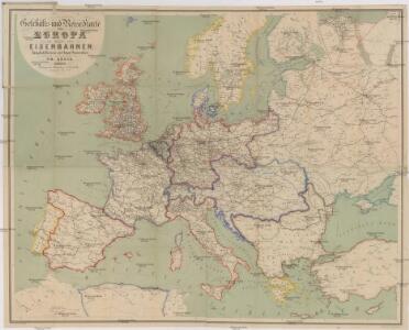 Geschäfts- und Reise-Karte von Europa