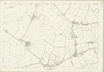 Suffolk LXII.1 (includes: Cowlinge; Great Thurlow; Hundon; Little Bradley; Stradishall; Wickhambrook) - 25 Inch Map