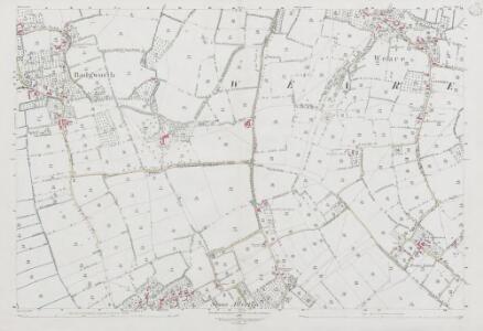 Somerset XXVI.7 (includes: Badgworth; Chapel Allerton; Weare) - 25 Inch Map