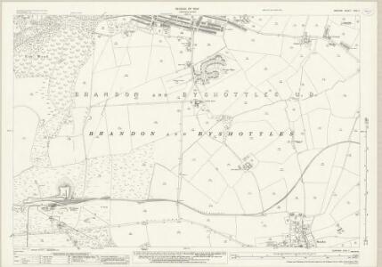 Durham XXVI.7 (includes: Brancepeth; Brandon And Byshottles) - 25 Inch Map