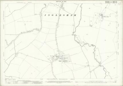 Wiltshire VI.6 (includes: Buscot; Hannington; Highworth; Inglesham; Kempsford) - 25 Inch Map