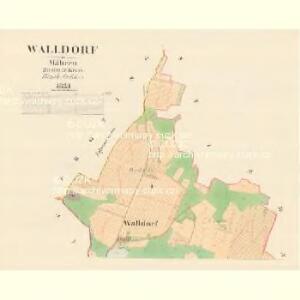 Walldorf - m1495-3-001 - Kaiserpflichtexemplar der Landkarten des stabilen Katasters