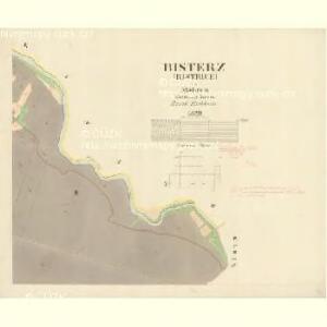 Bisterz (Bistřice) - m0310-1-002 - Kaiserpflichtexemplar der Landkarten des stabilen Katasters
