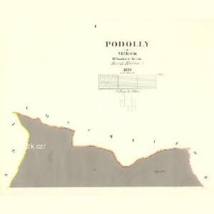 Podolly - m2327-1-001 - Kaiserpflichtexemplar der Landkarten des stabilen Katasters