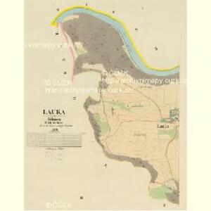 Lauka - c4250-1-001 - Kaiserpflichtexemplar der Landkarten des stabilen Katasters
