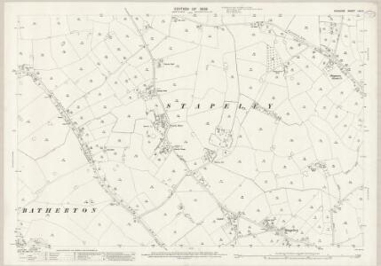 Cheshire LXII.2 (includes: Austerson; Batherton; Nantwich; Stapeley; Wybunbury) - 25 Inch Map