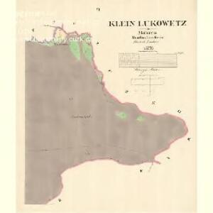 Klein Lukowetz - m1662-1-006 - Kaiserpflichtexemplar der Landkarten des stabilen Katasters
