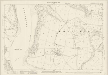 Pembrokeshire XXXIV.6 (includes: Burton; Coedcynlas; Lawrenni; Llangwm; Martletwy) - 25 Inch Map