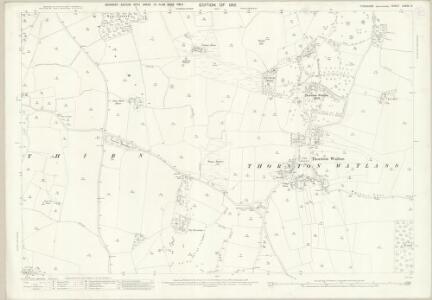 Yorkshire LXXXV.3 (includes: Burrill With Cowling; Clifton Upon Ure; Thirn; Thornton Watlass) - 25 Inch Map