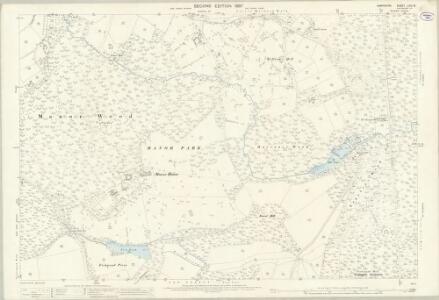 Hampshire and Isle of Wight LXIV.13 (includes: Copythorne; Denny Lodge; Lyndhurst; Minstead) - 25 Inch Map