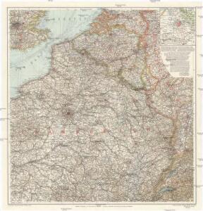 Karten des französisch-belgischen Kriegsschaplatzes