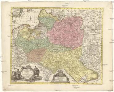 Mappa geographica, ex novissimis observationibus repraesentans regnum Poloniae et magnum ducatum Lithuaniae