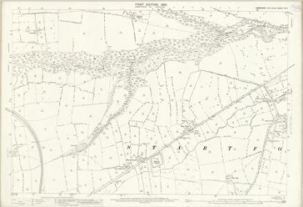 Yorkshire XII.7 (includes: Boldron; Lartington; Startforth) - 25 Inch Map