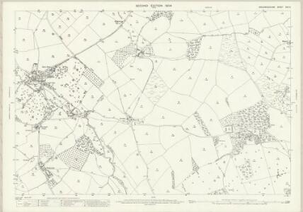 Brecknockshire XXII.12 (includes: Bronllys; Llandyfalle; Pipton) - 25 Inch Map