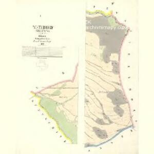 Wetzdorf Wermerowic) - c8483-1-002 - Kaiserpflichtexemplar der Landkarten des stabilen Katasters