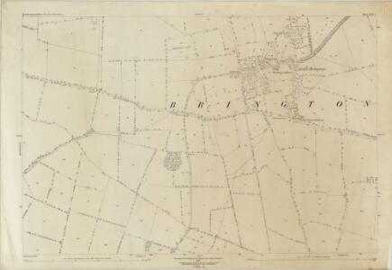 Northamptonshire XLIV.1 (includes: Brington; Brockhall; Flore) - 25 Inch Map