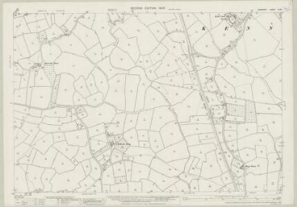 Somerset IV.15 (includes: Clevedon; Kenn; Kingston Seymour; Yatton) - 25 Inch Map