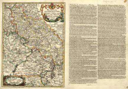 Neue und Accurate geographische Post Land Karten des Herzogtum Schlesien und Marggrafthum Mähren sambt allen angräntzenden Ländern