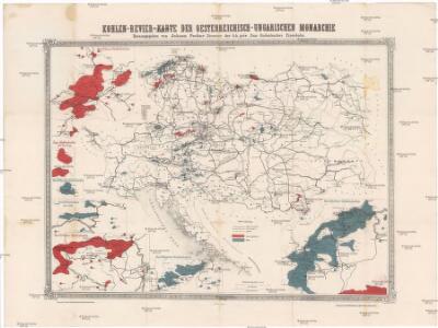 Kohlen-Revier-Karte der oesterreichisch-ungarischen Monarchie