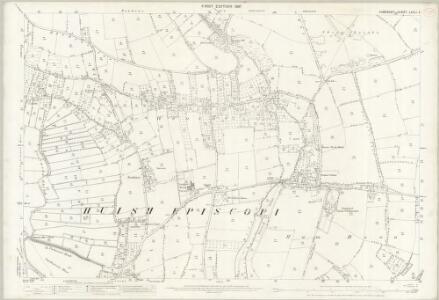 Somerset LXXII.4 (includes: Aller; High Ham; Huish Episcopi; Langport) - 25 Inch Map