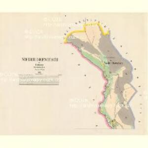 Nieder Drewitsch - c5177-1-001 - Kaiserpflichtexemplar der Landkarten des stabilen Katasters