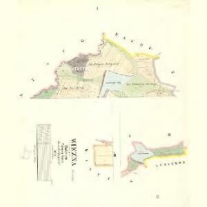 Wiežna - c8553-1-001 - Kaiserpflichtexemplar der Landkarten des stabilen Katasters
