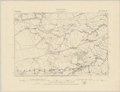 Montgomeryshire XXVIII.NW - OS Six-Inch Map