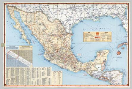 Shell Highway Map of Mexico.