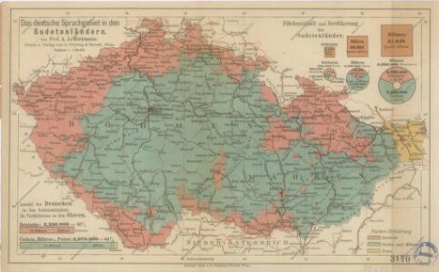 Das Deutsche Sprachgebiet in den Sudetenländern