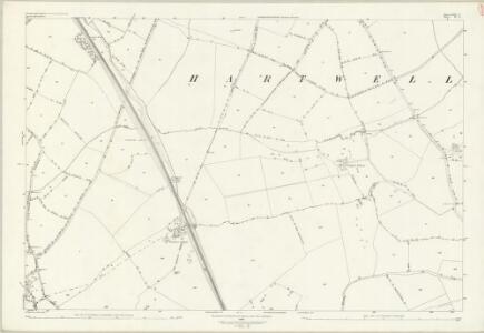 Northamptonshire LVII.6 (includes: Ashton; Hanslope; Hartwell) - 25 Inch Map