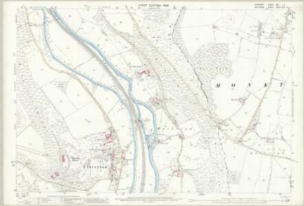 Somerset XIV.7 (includes: Bathampton; Bathford; Claverton; Monkton Farleigh) - 25 Inch Map