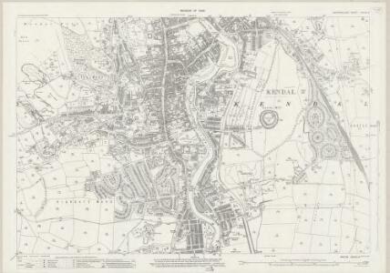 Westmorland XXXVIII.8 (includes: Helsington; Kendal) - 25 Inch Map