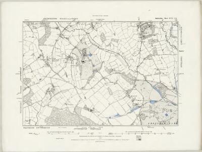 Staffordshire XVII.SW - OS Six-Inch Map
