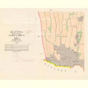 Slattina - c7010-1-005 - Kaiserpflichtexemplar der Landkarten des stabilen Katasters