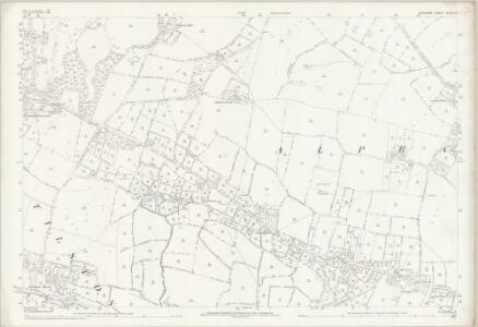 Cheshire XLVIII.10 (includes: Alpraham; Bunbury; Tilstone Fearnall; Tiverton) - 25 Inch Map