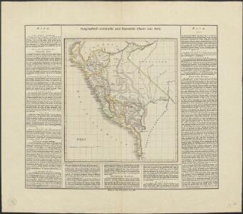 Geographisch-statistische und historische Charte von Peru