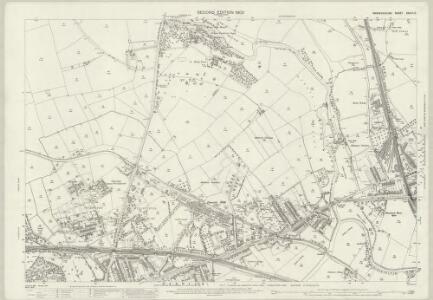Warwickshire XXXIII.10 (includes: Guys Cliffe; Leamington; Leek Wootton; Old Milverton; Warwick) - 25 Inch Map