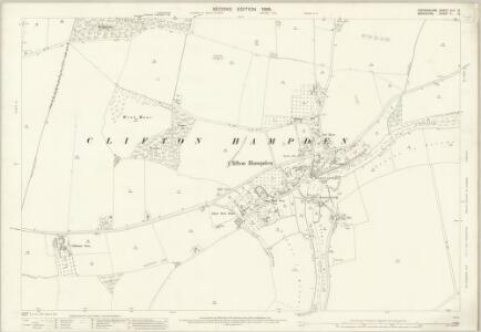 Oxfordshire XLV.12 (includes: Clifton Hampden; Culham; Long Wittenham; Nuneham Courtenay) - 25 Inch Map
