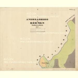 Andreasberg - c5467-1-001 - Kaiserpflichtexemplar der Landkarten des stabilen Katasters