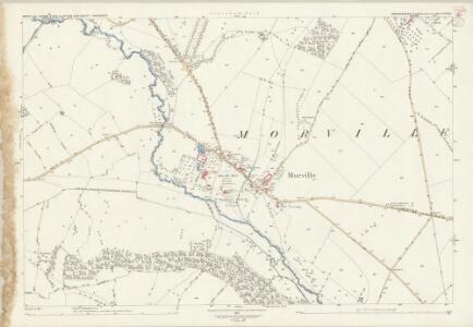 Shropshire LVIII.6 (includes: Aston Eyre; Morville; Upton Cressett) - 25 Inch Map