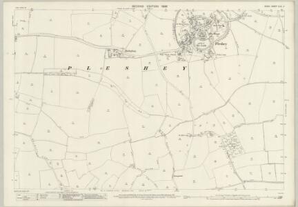 Essex (1st Ed/Rev 1862-96) XLIII.2 (includes: Chignall; Great Waltham; Mashbury; Pleshy) - 25 Inch Map