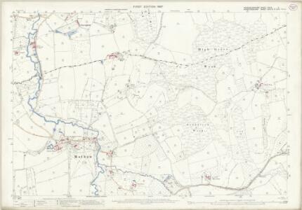 Worcestershire XXXIX.11 (includes: Cradley; Mathon) - 25 Inch Map