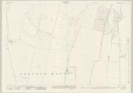 Wiltshire LXV.1 (includes: Chilmark; Dinton; Teffont) - 25 Inch Map