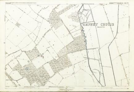 Gloucestershire LX.1 (includes: Ampney St Peter; Down Ampney; Driffield; Latton; Poulton) - 25 Inch Map