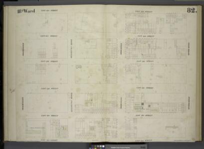 [Plate 82: Map bounded by East 37th Street, Second Avenue, East 32nd Street, Fourth Avenue.]