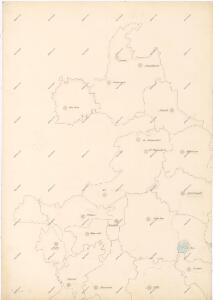 Přehledná mapa rybníků velkostatku Orlík, list 3 1