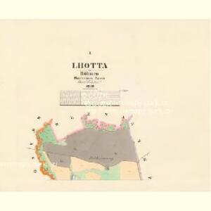 Lhotta - c2375-1-001 - Kaiserpflichtexemplar der Landkarten des stabilen Katasters